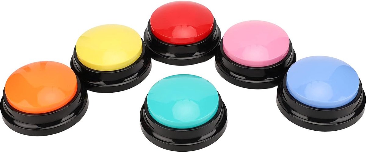 Talk button - Dog button - Dog buttons - Talk buttons - Talk button - Dog talk button - Talk button for dogs - Voice Recorder - With recording function - Dog trainer - Dog training - Training for Dogs - Dog toys - Dog intelligence