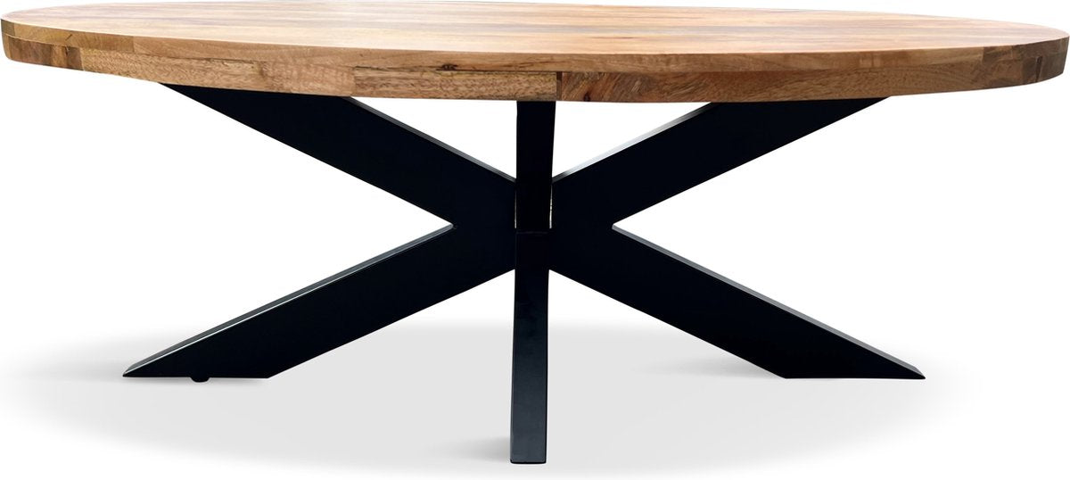 Salontafel Tulsa ovaal mango 120x70cm