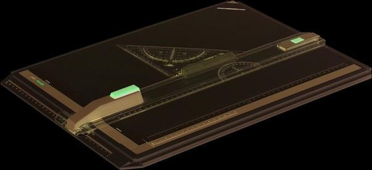 rOtring Rapid Drawing Board | with ruler, compass, and square | A3-size drawing board
