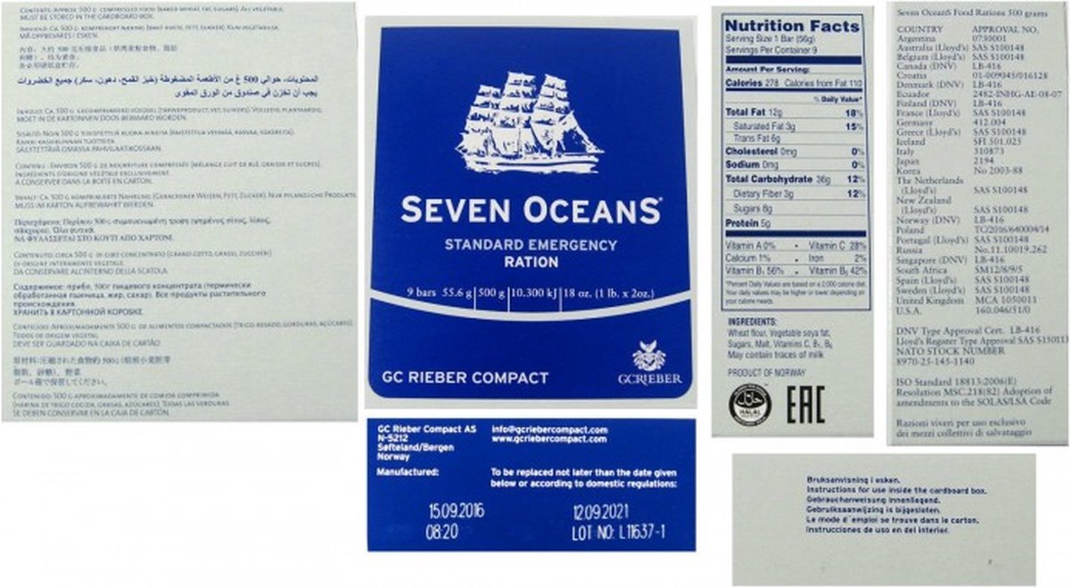 Seven Oceans Noodrantsoen 24 dagen - 5 jaar houdbaar