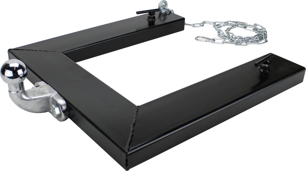 Shunting aid for double trailers/forklifts 14cm with safety chain