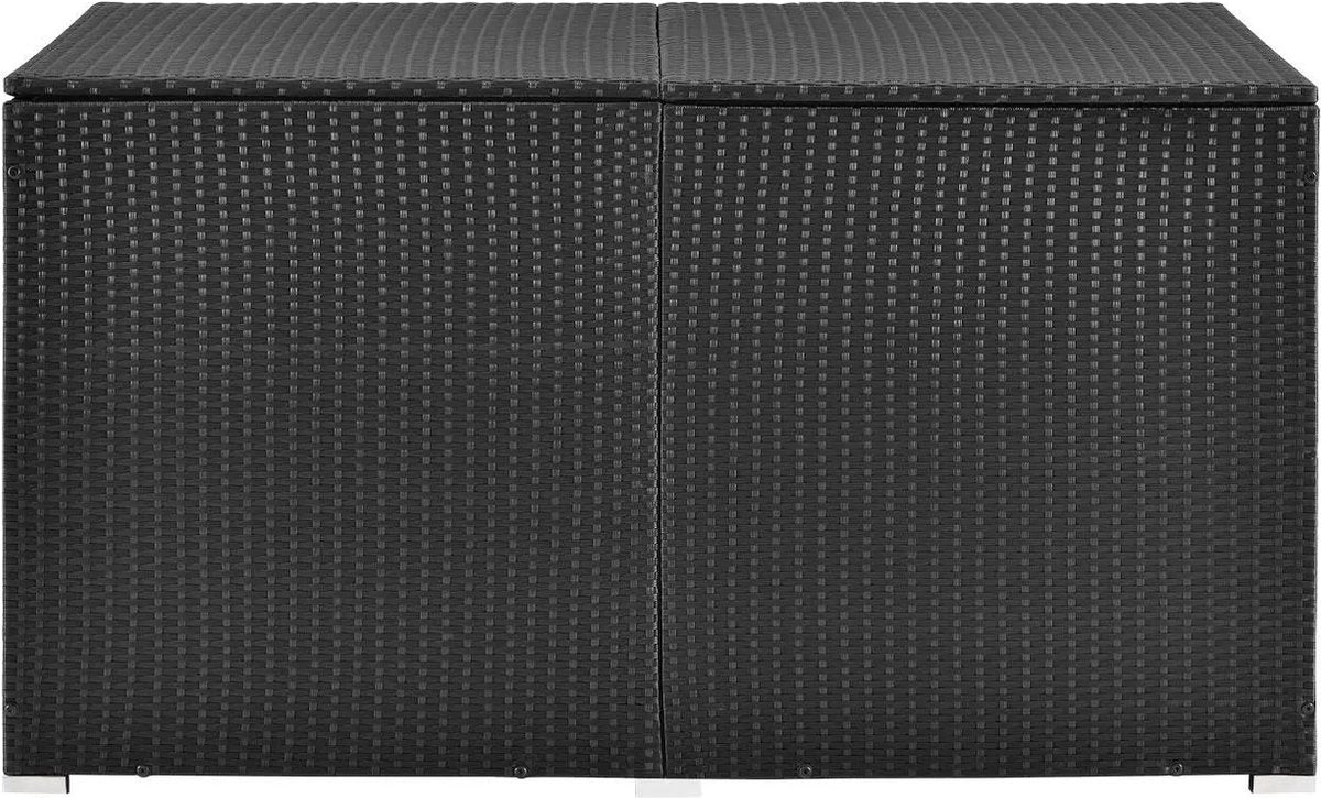 Polyrotan opbergbox Ikaria 950 ltr Zwart