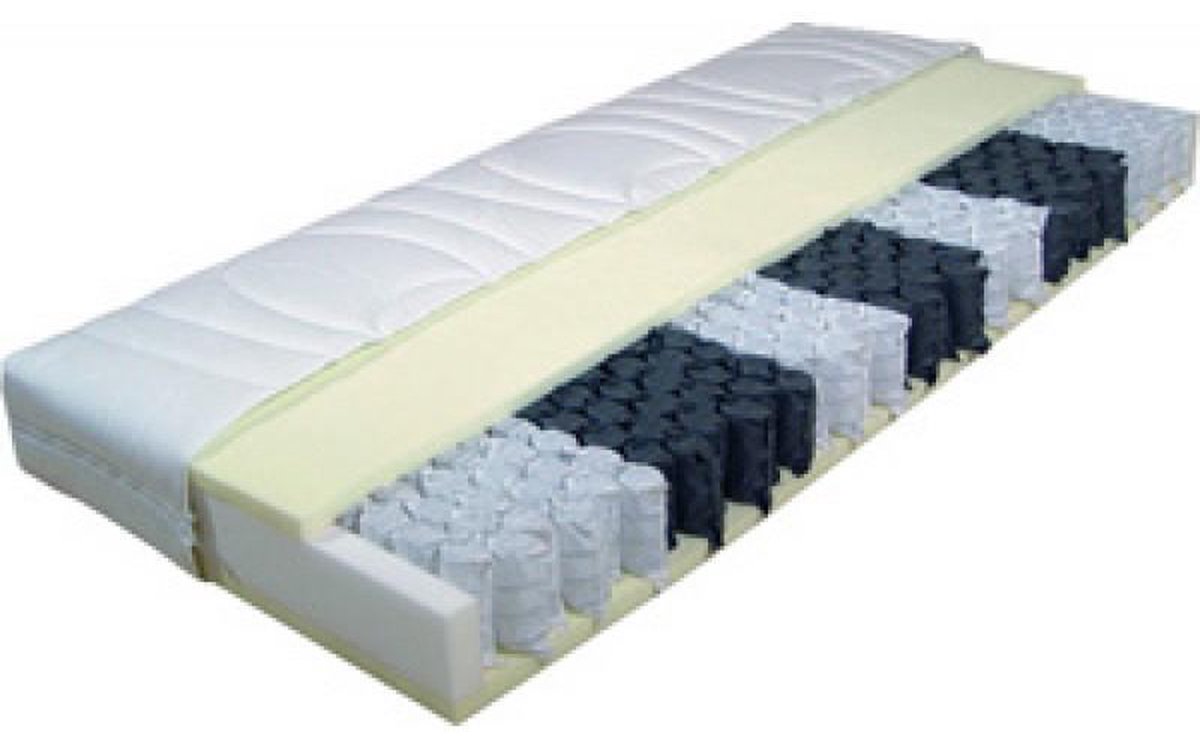 Pocketvering Matras - 7-zones Pocketmatras Beste & Voordeligste 80x200