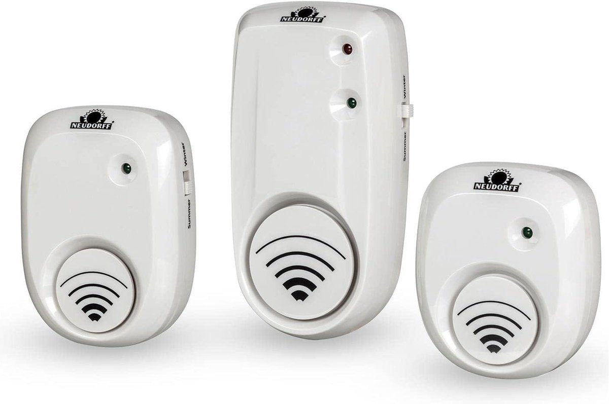 Ultrasound device 30 m² against rats and mice in white - Neudorff Sugan