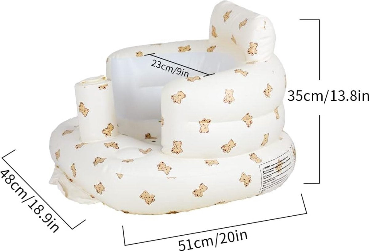 Opblaasbare Stoel Baby - Opblaasbare Babystoel - Stoel Baby - Baby Floating Stoel