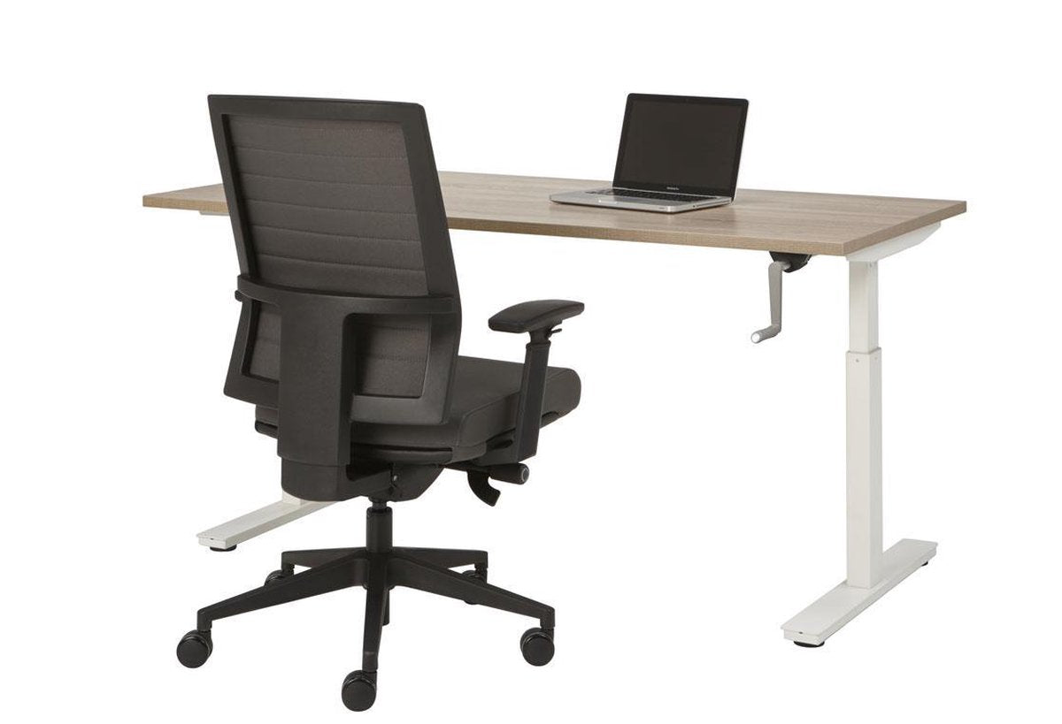 Office chair Luxe - Grey fabric - NEN 1335 standard