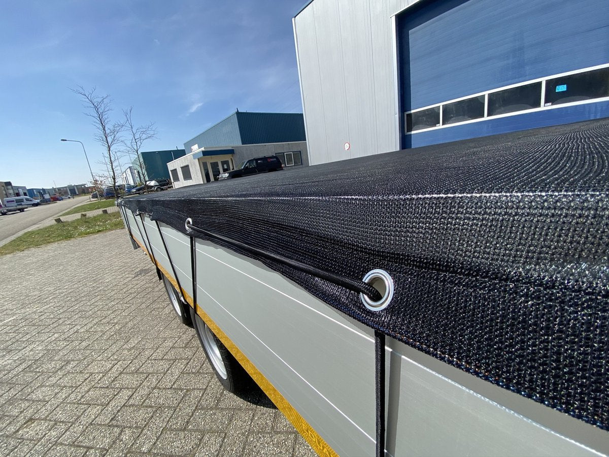 Premium mesh net - 370x220 cm - including elastic all around - UV resistant - trailer net