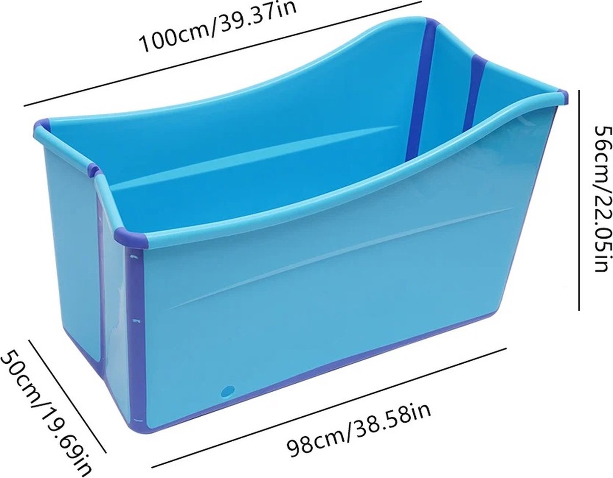 Opvouwbaar Bad - Zitbad voor Volwassenen - bath bucket - IJsbad - Ice Bath - Dompelbad - Kinderbadje - Reisbad - Opvouwbare Badkuip - inklapbaar bad - Ultieme Ontspanning voor Volwassenen en Kinderen!