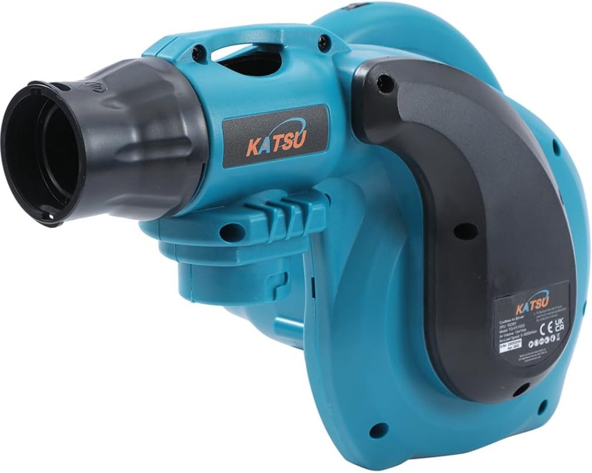 Draadloze Bladblazer - 21 V draadloze bladblazer-stofzuiger met 6 variabele snelheden voor bouw, huis, tuin, bladeren, autohoekstofzuiger, geen batterij en oplader