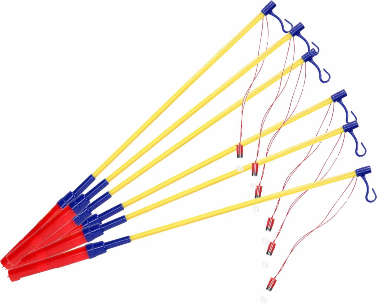 Package of 40 pieces lantern sticks with light - lantern sticks