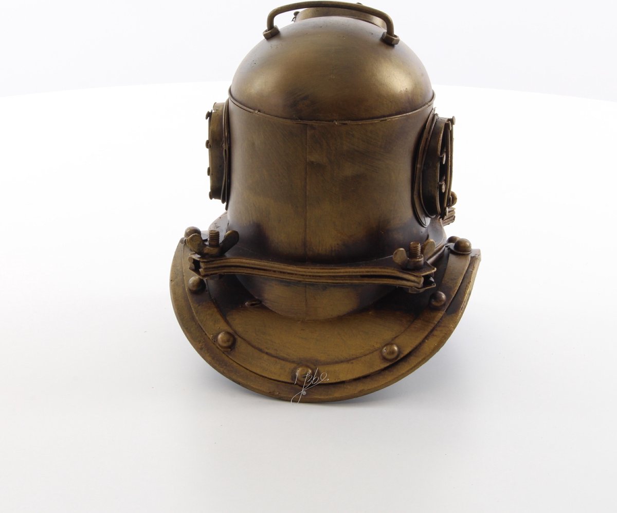 Diving Helmet - Miniature Model - Classic Diving Helmet - Tin Metal - Deep Sea Diving Helmet - Decoration - 17x15x18