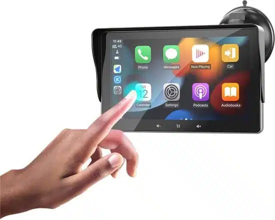 7 inch navigatiesysteem geschikt voor Apple CarPlay (draadloos) en Android Auto – Autoradio – Universeel geschikt voor alle auto’s