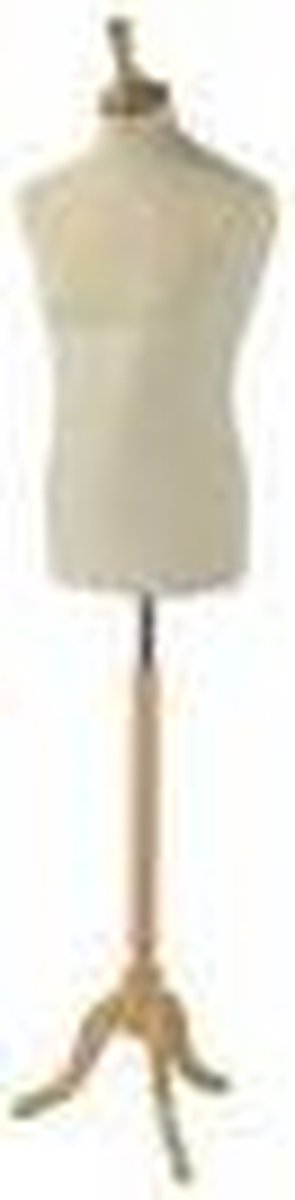 Kerklau Men's Mannequin Ecru - With tripod and neck block