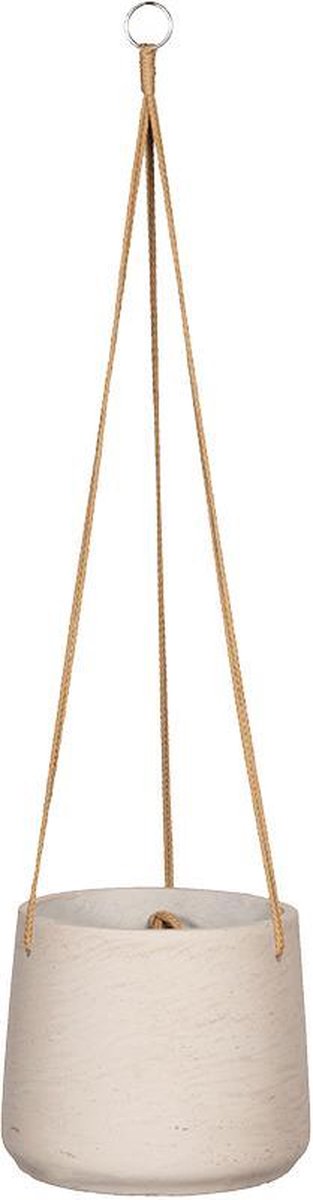 Aardewerk potten Rough Eco-line XL 23x20 cm Patt Grijs Gewassen hangpot