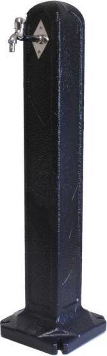 Water column with tap and connection - black