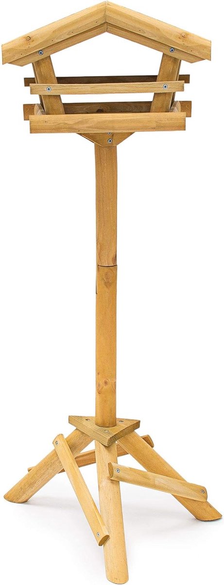 Birdhouse on Pole - Feeder House on Pole - Birdhouse on Stand - Standing Birdhouse - Perfect for Spring