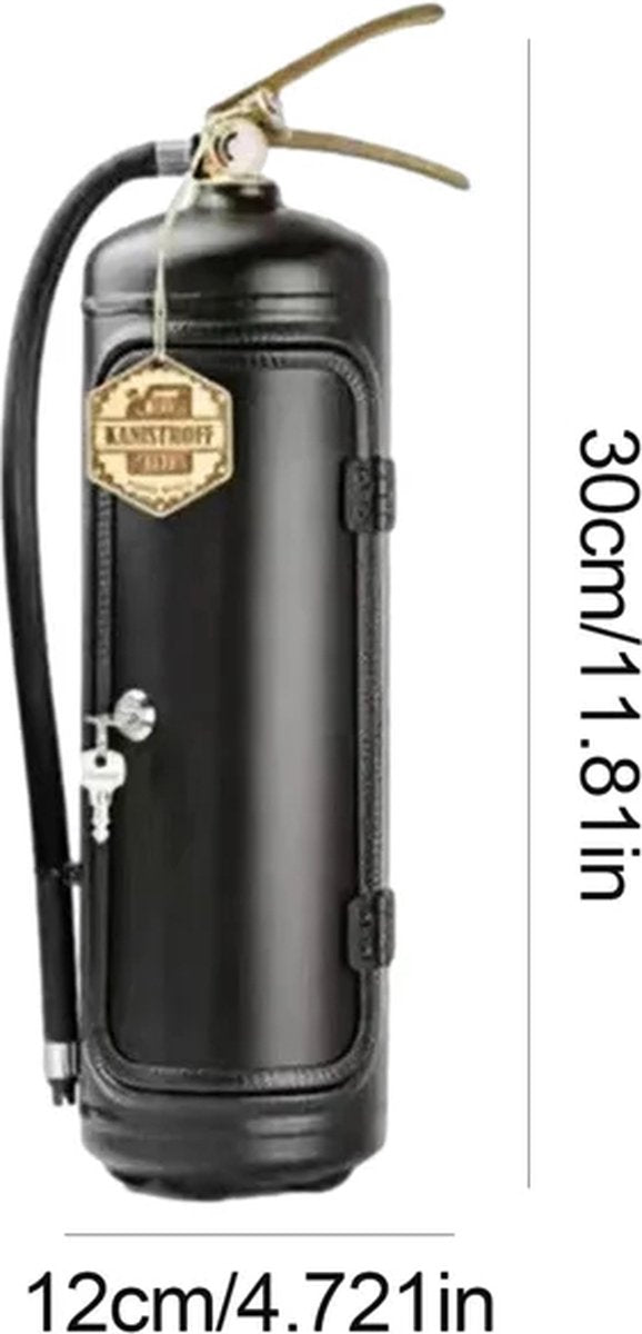 Unique Fire Extinguisher Design Storage Box - Perfect for Liquor Bottles - Drink Bottle Holder Decoration