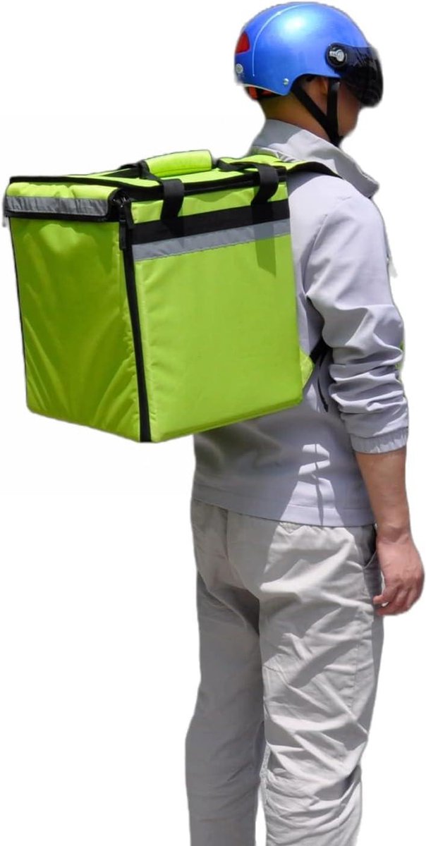 Delivery Bag 48L XL Grote Geïsoleerde Voedsel Levering Rugzak - Uber Eats Thermische Groot XL Pizza Tas - UberEats Just Eat Doordash Deliveroo Delivery Bag