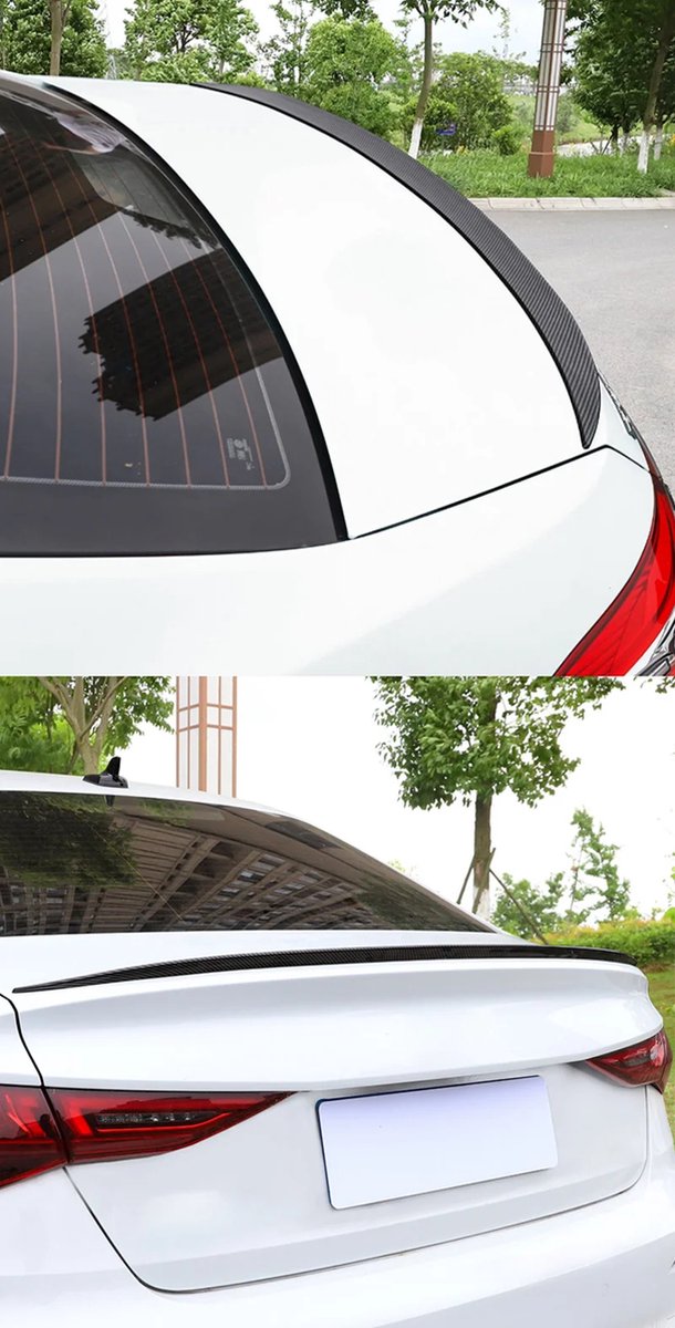 Universele Spoilerlip Sedan Achtervleugel voor W204 W211 BMW E92 E60 E90 G20 F30 Audi A3 A4 Peugeot 508