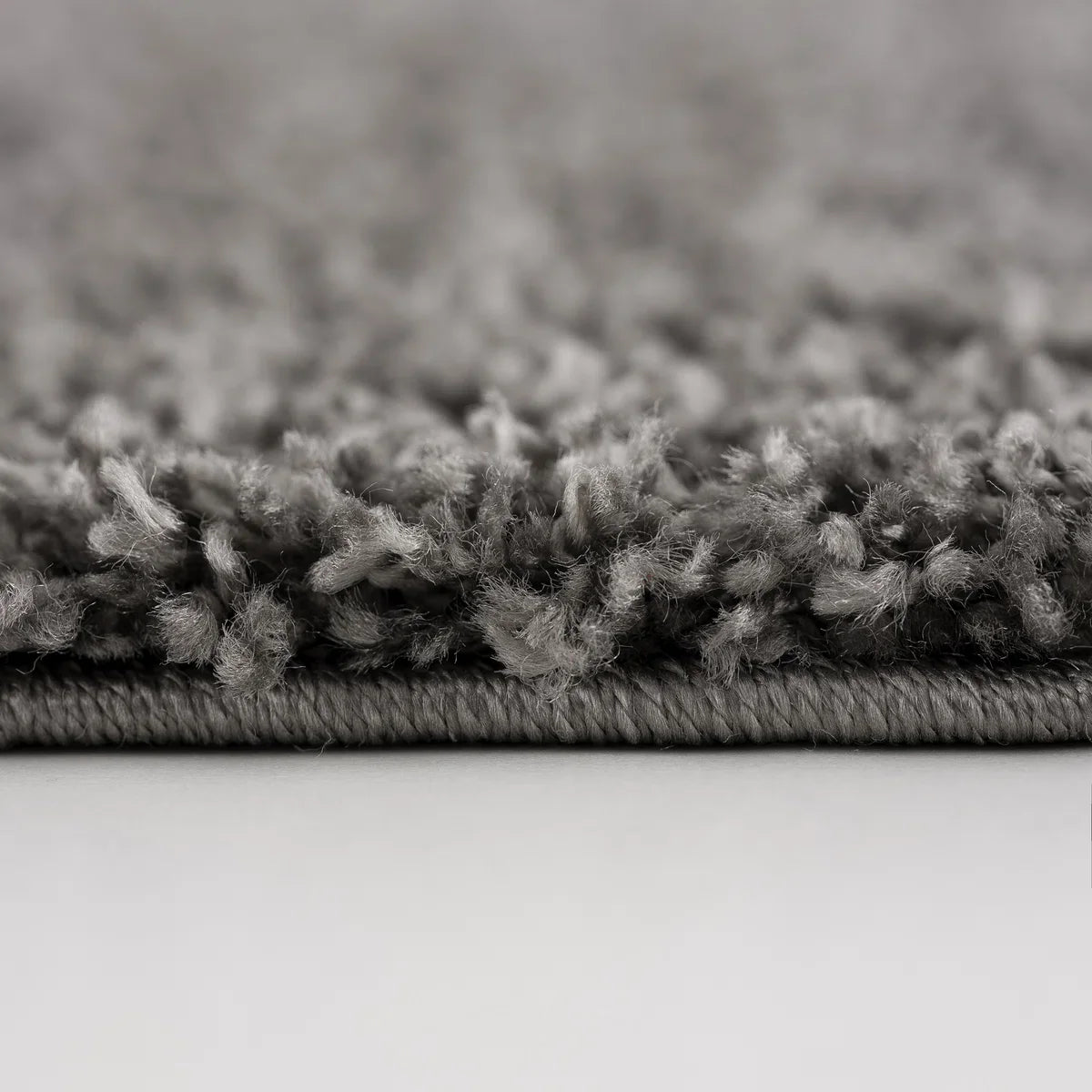 Loca Shaggy Vloerkleed Grijs - 140x200 CM - Hoogpolig Vloerkleed - Tapijt Woonkamer, Slaapkamer