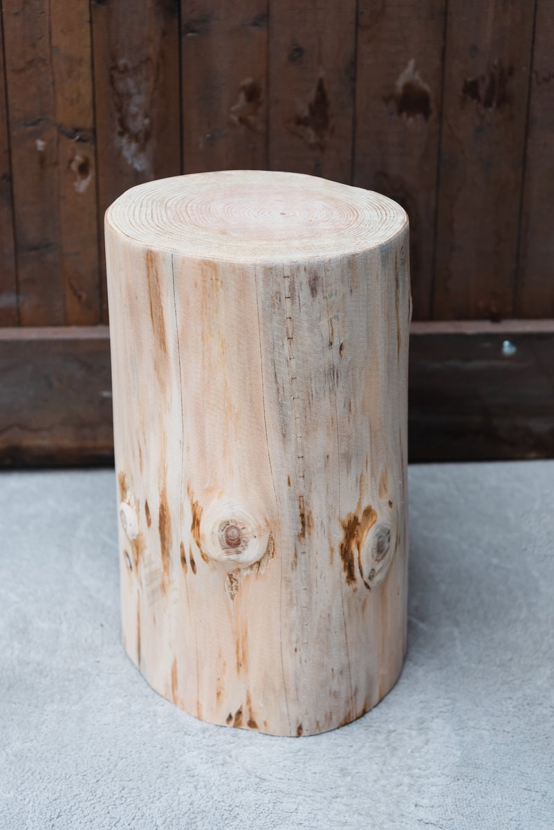 Boomstamtafel 30 cm hoog zonder wieltjes