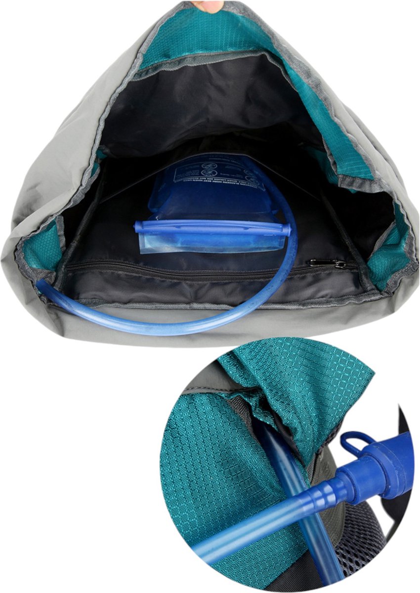 Backpack - Zwart - 79 x 33 x 23 cm - Rugzakorganizer - Met waterzak - Rugzak 75 liter - Rugzak heren - Rugzak dames - Backpack heren - Backpack dames