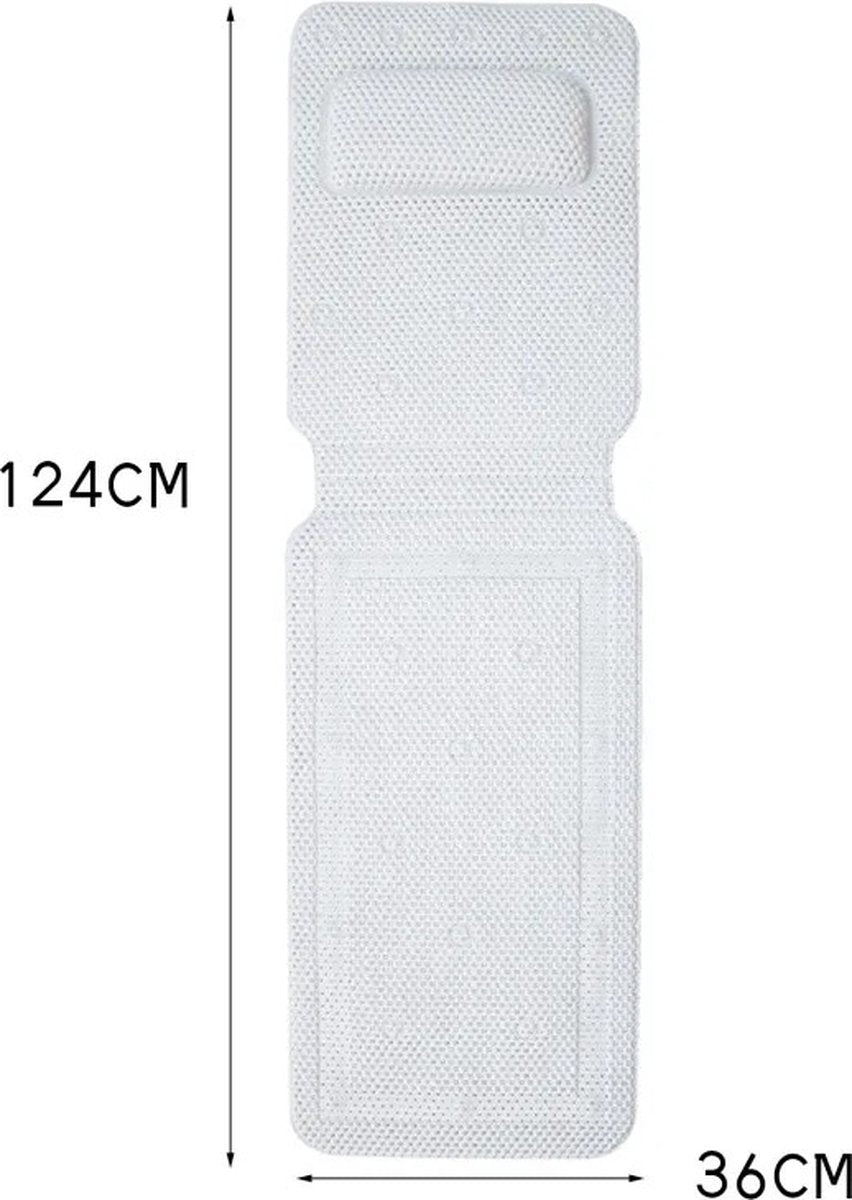 Luxe Badkussen Extra Groot Badkussen Antislip Spa Bad Matras Pad Super Dik Ademend 3D Comfortabel Zachte Lagen