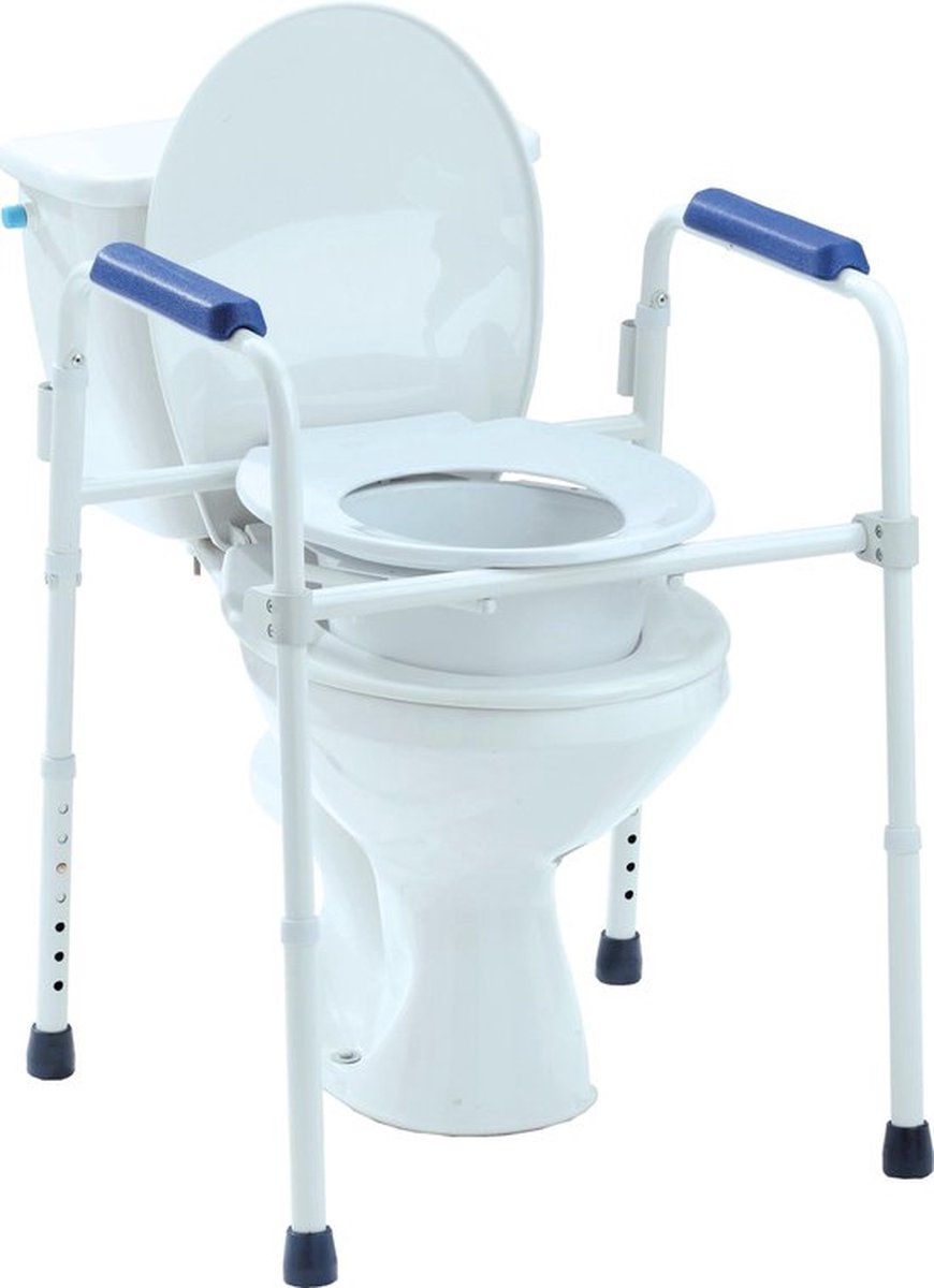 Herdegen Toiletstoel 3-in-1 | Po-stoel | Toiletverhoger | Toiletframe | Inklapbaar