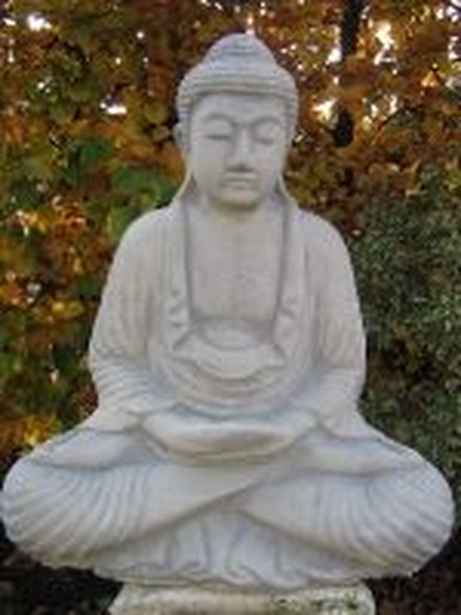 Buddha meditation hand gesture, full stone