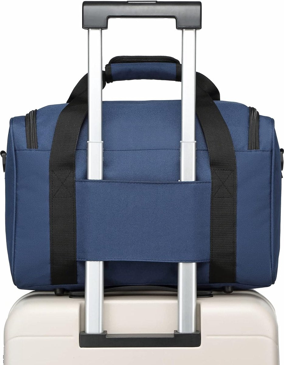 Ryanair Bag 40x20x25 handbagage tas voor vliegtuig reistas bagage weekender grote maximale handbagage voor mannen en vrouwen met schouderband (blauw)
