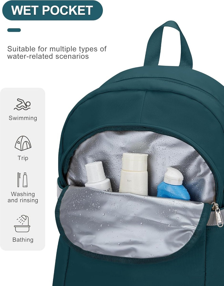 Large capacity travel backpack, sports bag with shoe compartment, hiking backpack, gym bag, travel backpack, backpack for men and women, waterproof