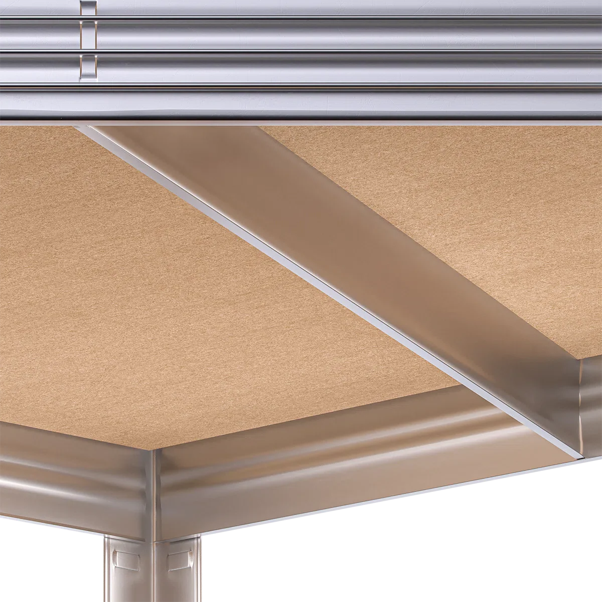 Stellingkast Hoek - Opbergrekken - Boutloze Plank 180x70x40cm Verzinkt 875kg