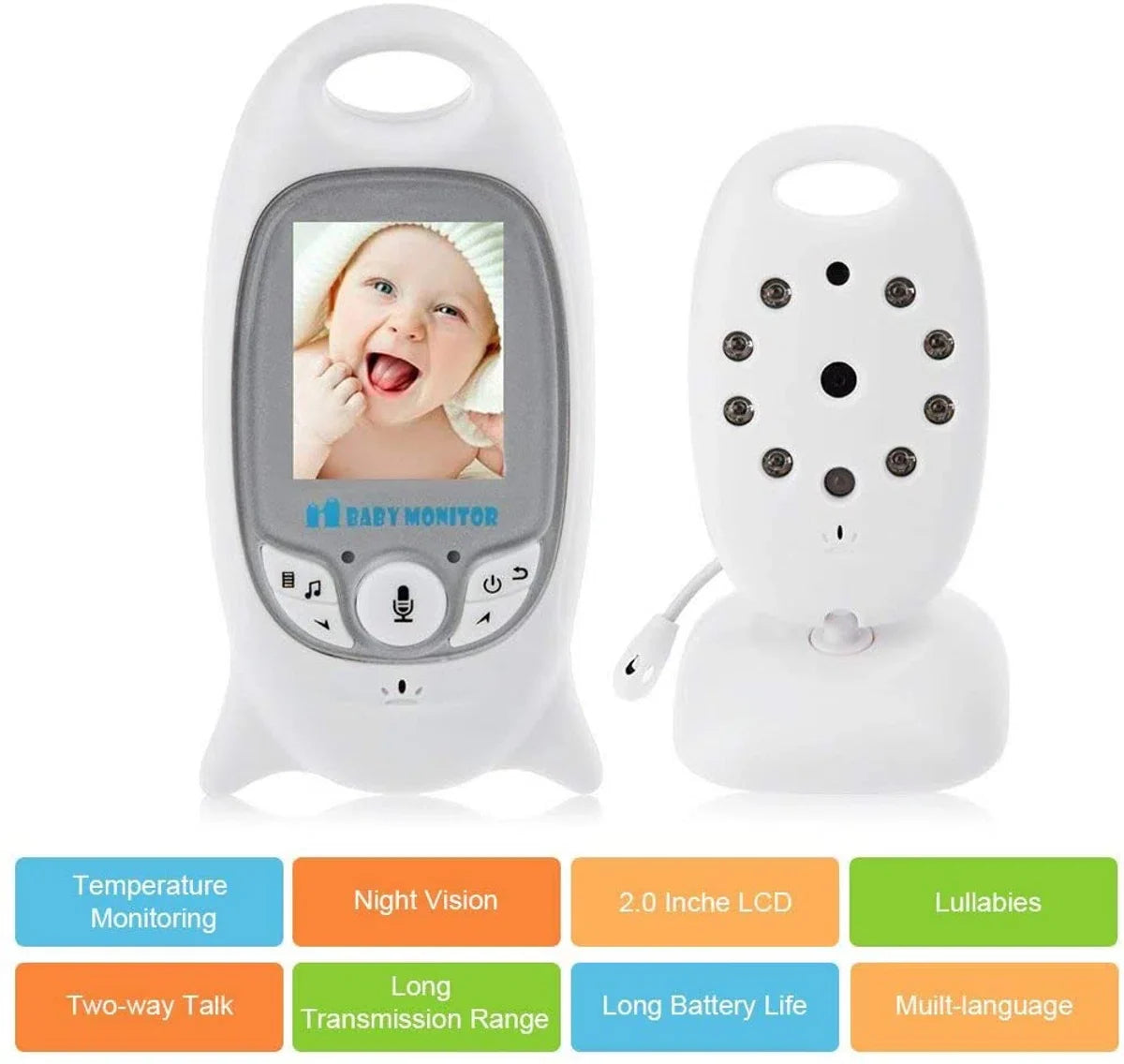 VB601 Babyfoon met camera - Wit JK3