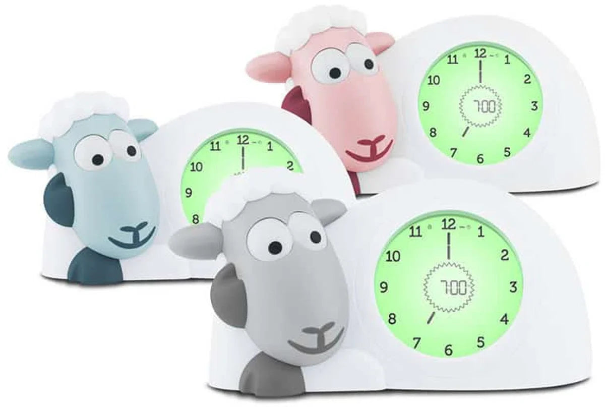 Sam Slaaptrainer - Met nachtlampfunctie en slaaptimers - Roze / Wit