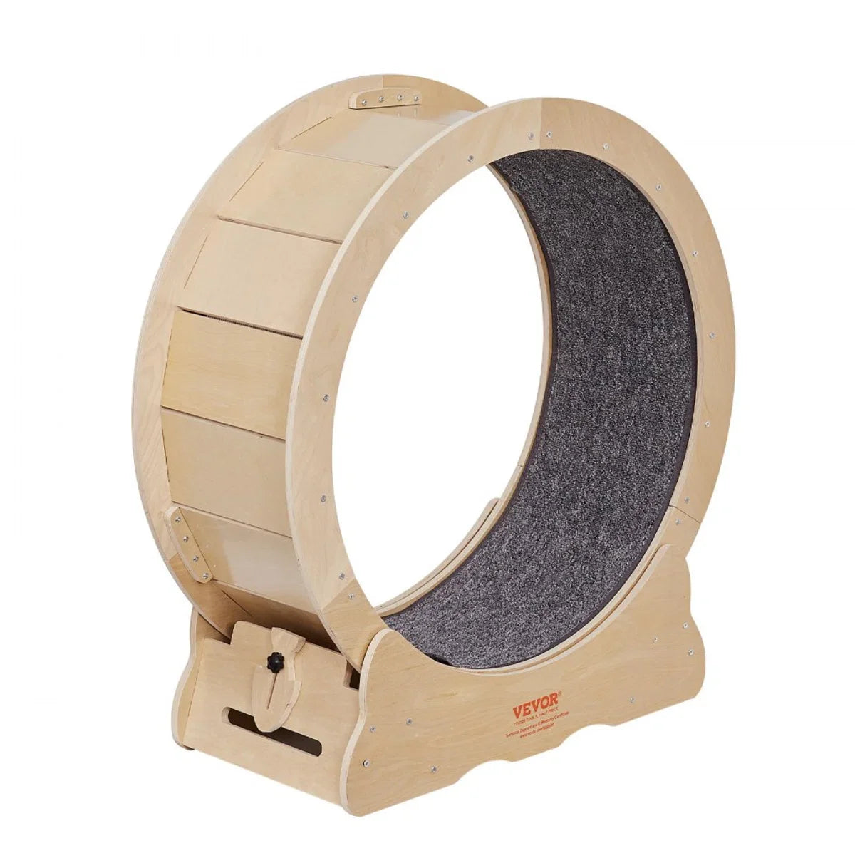 Cat Exercise Wheel 750x320x800mm Cat Exercise Wheel Made of Birch and Poplar Plywood Cat Wheel Low Noise Removable Inner Mat Cat Wheel Suitable for Cats Weighing 2.72 to 3.63 kg