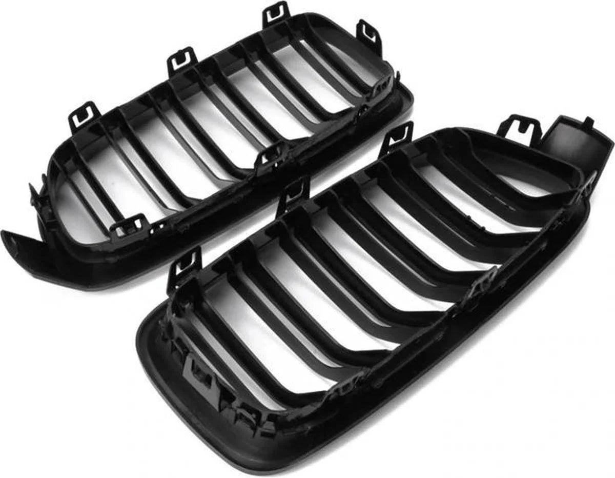 Sportgrille Nieren Geschikt voor: BMW F30 F31 F35 3 Serie Glanzend Zwart M3 Look Exclusieve look LCI Styling