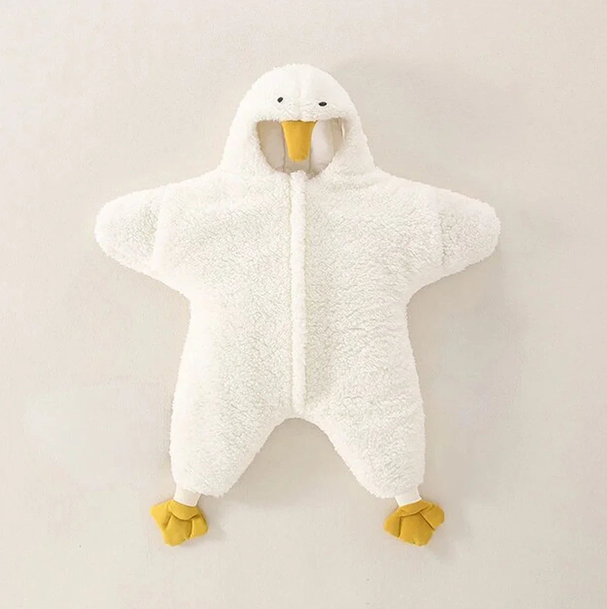 Newborn baby sleeping bag - Baby grow - From 60 to 90 CM - Baby gift - Duck - Baby clothes - Present - Warm - Good quality