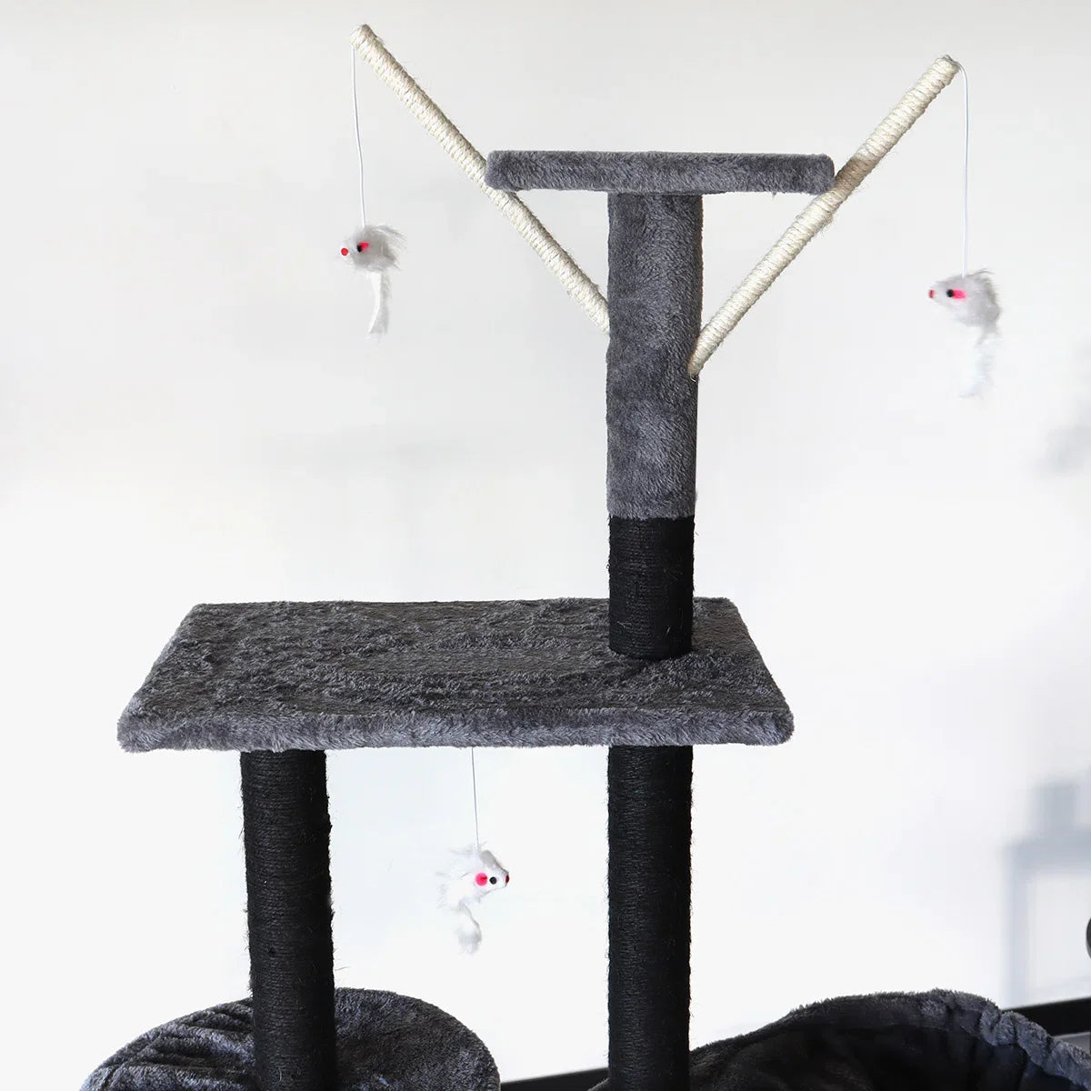 Cat Scratcher Saar black/grey Cat House
