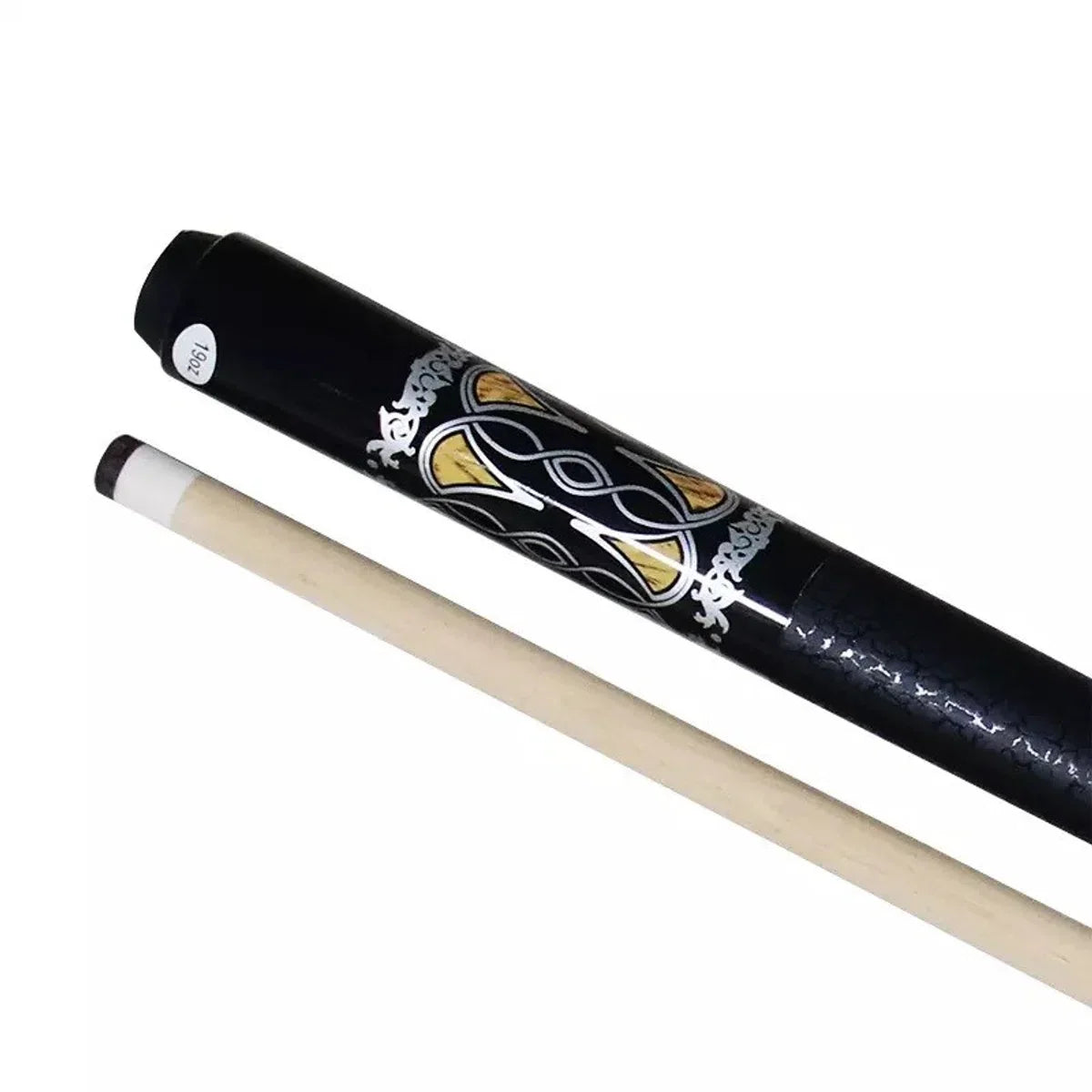 Pegasi Classic Pool Cue - Billiard Cue - Cue Stick - 146cm - Two-Piece - Black Hawk