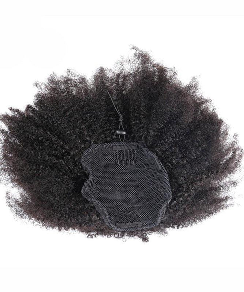Paardenstaart Afro Kinky Krullend - 14 inch