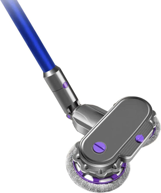 Elektrische Dweil geschikt voor Dyson Steelstofzuiger - Mondstuk Accessoires Opzetstuk & Dweilsysteem voor V7 / V8 / V10 / V11 series - Vloerwisser en Vloermop - Nat & Droog - Inclusief 6 dweilmops
