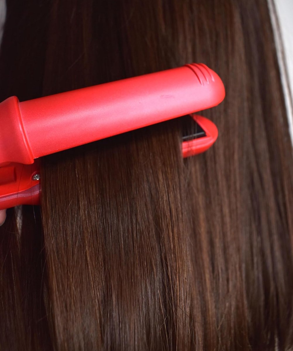 Cordless Hair Straightener - Mini Hair Straightener - Travel Hair Straightener - Cordless Curling Iron - Hair Straightener - 2 in 1