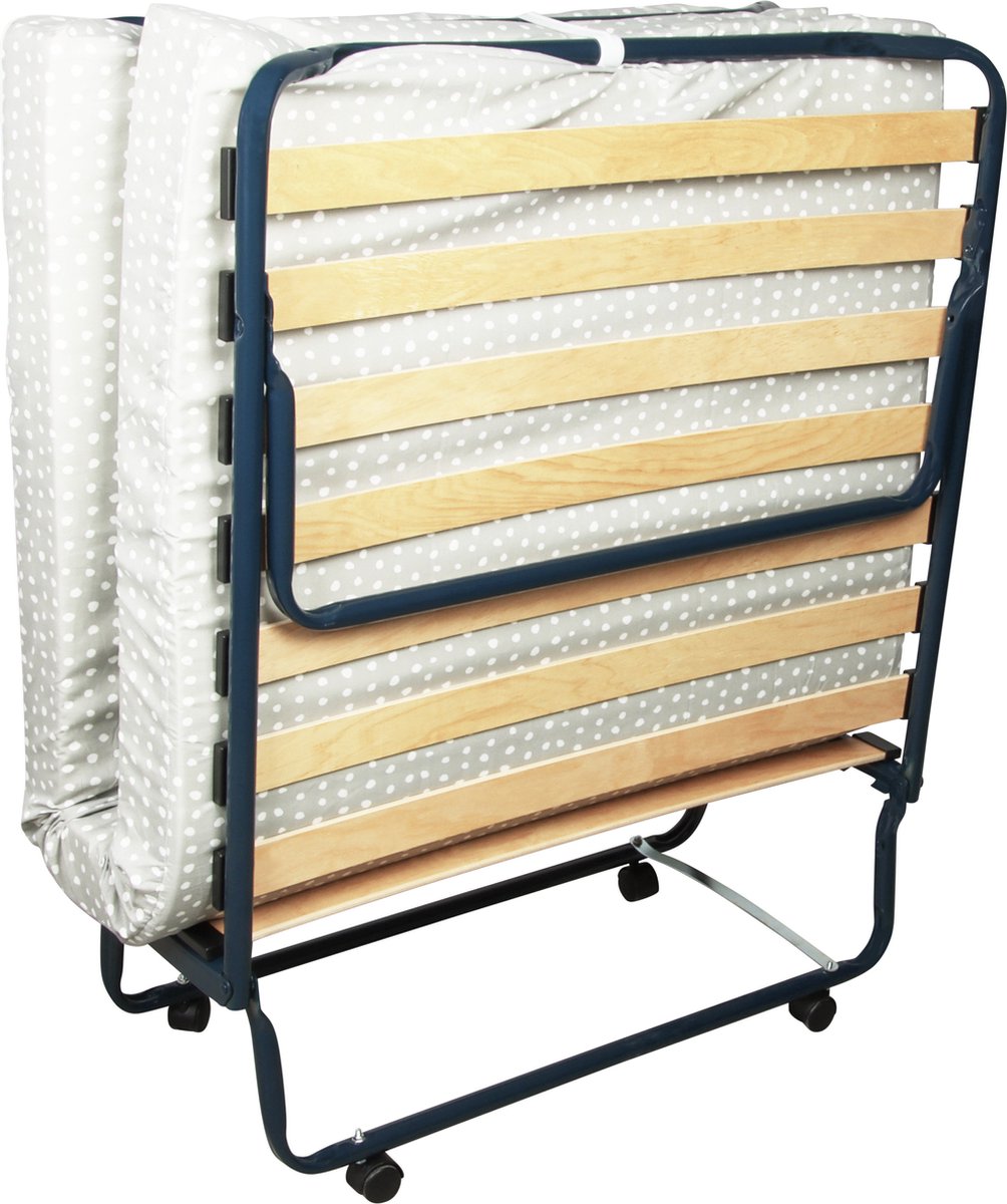 Vouwbed One Deluxe – Logeerbed + Gratis Hoofdkussen – Opklapbed Eenpersoons – Logeermatras Opvouwbaar
