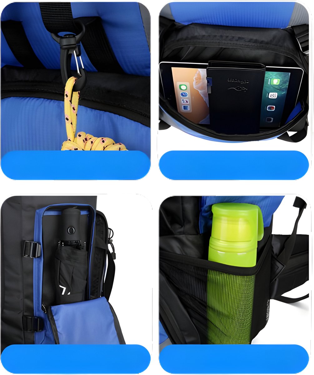 E-Shop4u® - 90L - Backpacks - Rugzak - Waterdicht - Wandelen - Kamperen - Rugzak - Regenhoes - 90 Liter - Outdoor - Klimmen - Trekking - Rood - Backpack Organizer