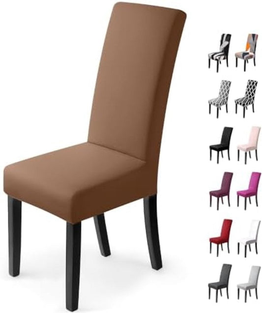 Dining Chair Covers 4 Pack - Removable Washable Dining Chair Slipcovers
