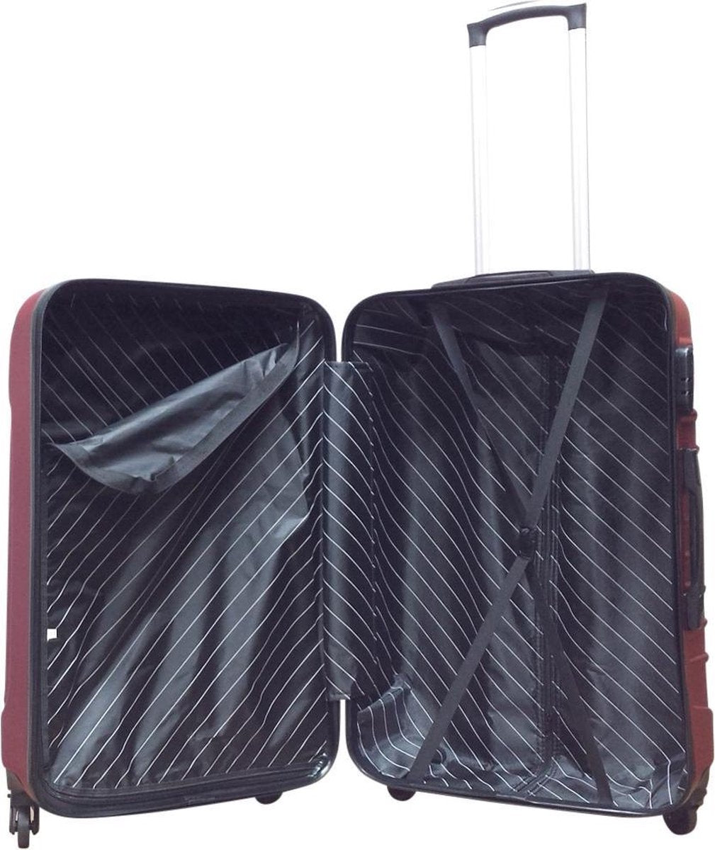 Quadrant 2-delige ABS Kofferset (XL + S) - Zilver