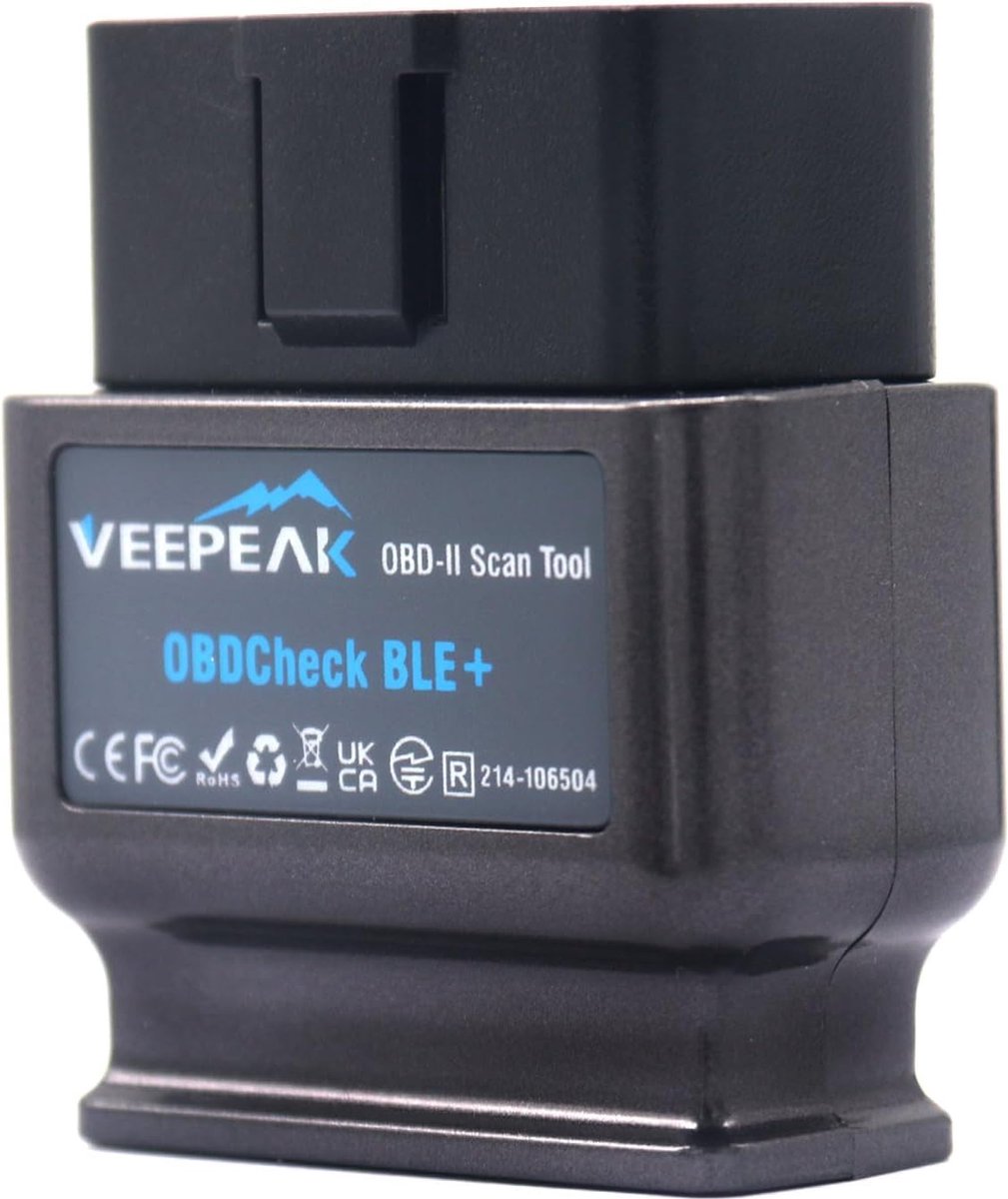 Obd2 scanner - Obd2 - OBDCheck BLE - Bluetooth 4.0 - OBD2-scanner voor iOS en Android - Auto diagnostische Codelezer - Scannen - Tool voor universele OBDII/EOBD-voertuigen