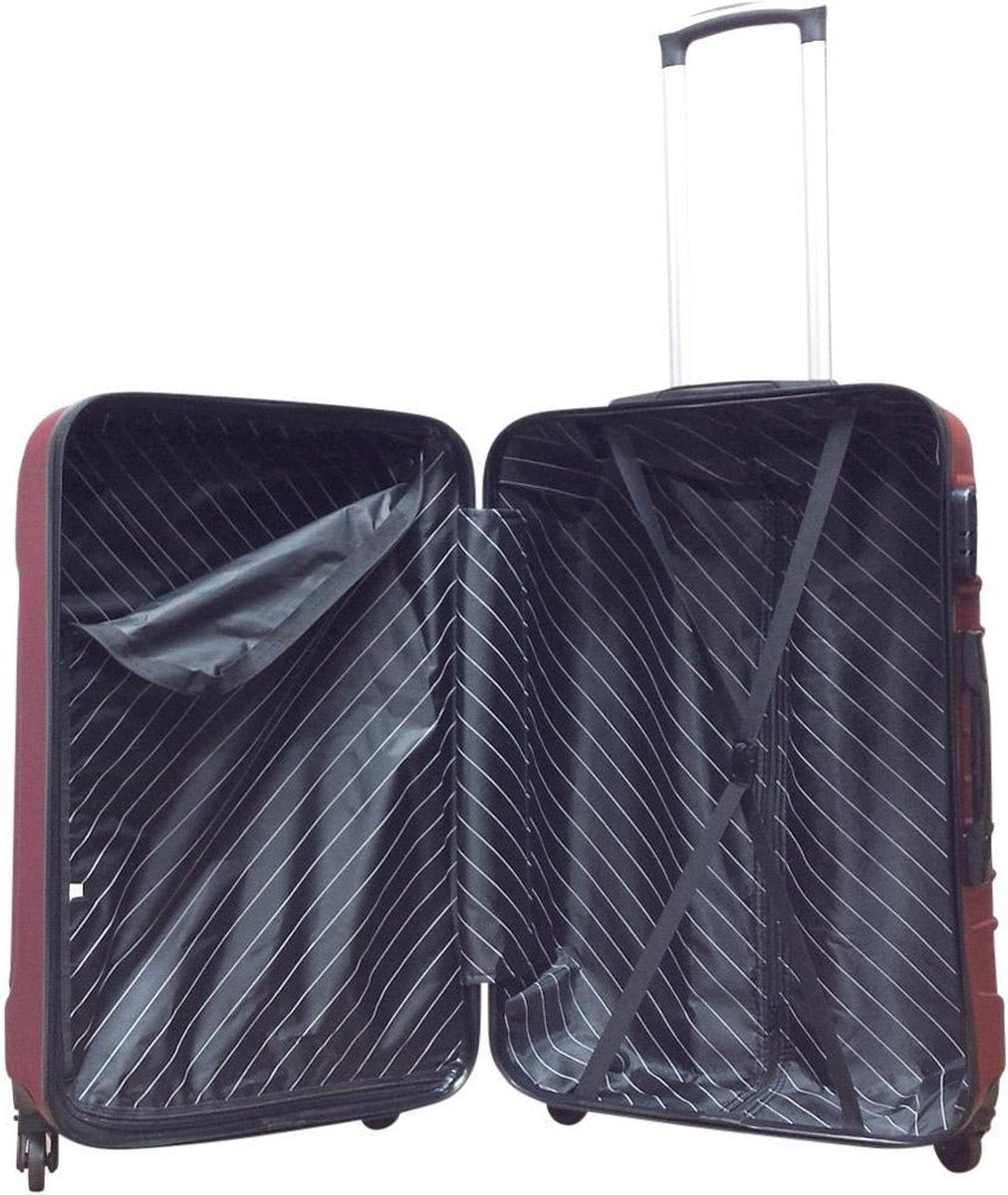 Quadrant 2-delige ABS Kofferset (XL + S) - Paars