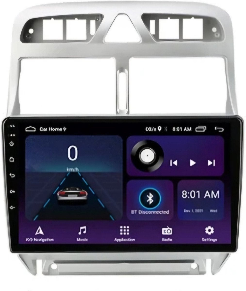 Peugeot 307 307SW 307CC 2001 - 2014 | 1GB & 16GB | Autoradio met navigatie | Radioscherm | 2001 2002 2003 2004 2005 2006 2007 2008 2009 2010 2011 2012 2013 2014