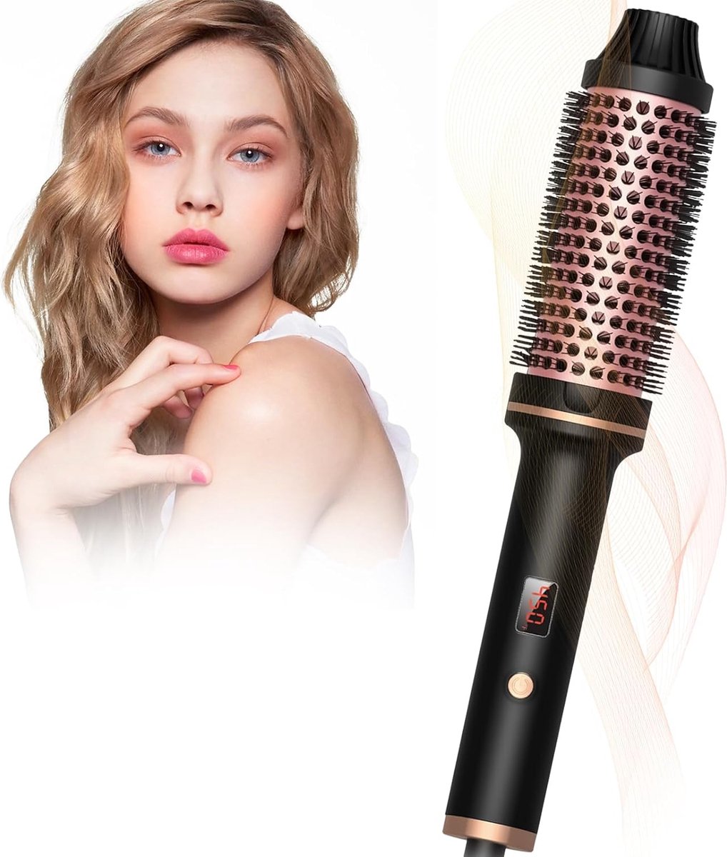 Hair Dryer with Brush - Electric Hair Brush - Curling Brush - Straightening Brush - Brush Hair Dryer